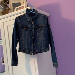 dark jean jacket